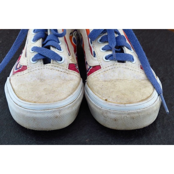 VANS Youth Girls Shoes Size‎ 1 M Beige Skateboarding Fabric - Picture 2 of 8